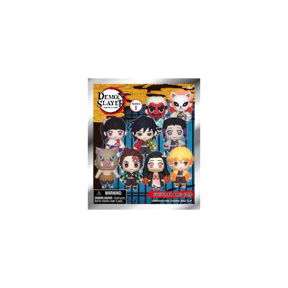 Demon Slayer: Kimetsu no Yaiba 3D PVC Bag Clips Display (24)