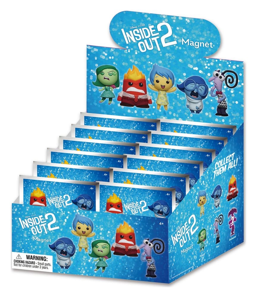 Inside Out 2 Magnets blind pack Series 1 Display (12)