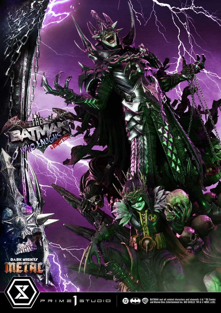 DC Comics Museum Masterline Statue 1/3 Dark Nights: Death Metal The Batman Who Laughs & Robin King 85 cm