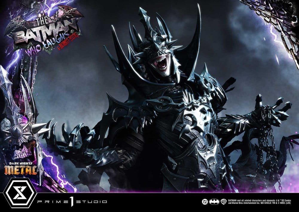 DC Comics Museum Masterline Statue 1/3 Dark Nights: Death Metal The Batman Who Laughs & Robin King 85 cm