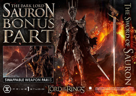 Lord of the Rings Museum Masterline Series Statue 1/3 The Dark Lord Sauron Bonus Version 117 cm – billede 2