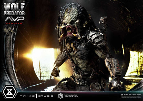Alien vs. Predator Real Elite Masterline Series Statue 1/3 Requiem Wolf Predator 95 cm – billede 4