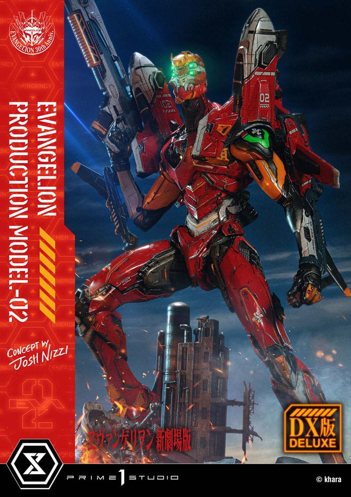 Rebuild of Evangelion Ultimate Diorama Masterline Series Statue Evangelion Production Model-02 (Concept By Josh Nizzi) Deluxe Bonus Version 73 cm