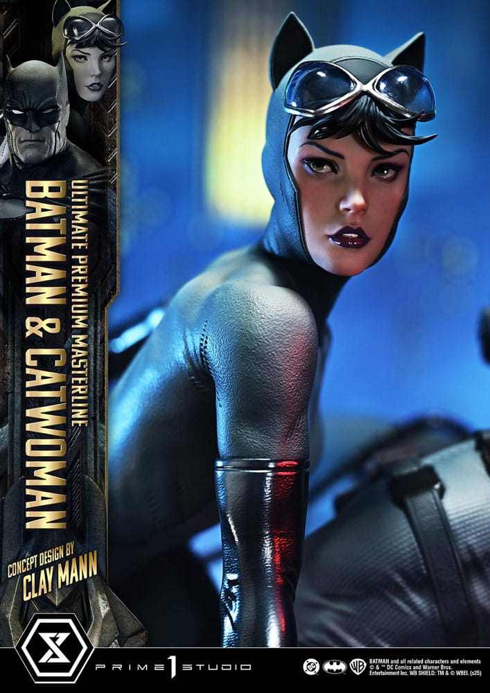 DC Comics Ultimate Premium Masterline Series Statue 1/4 Batman & Catwoman (Concept Design by Clay Mann) 56 cm
