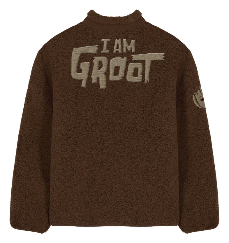 Guardians of the Galaxy Sherpa Jacket I Am Groot Size