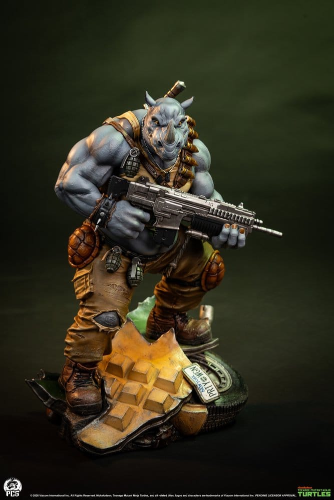 Teenage Mutant Ninja Turtles Legends Statue 1/3 Rocksteady 69 cm