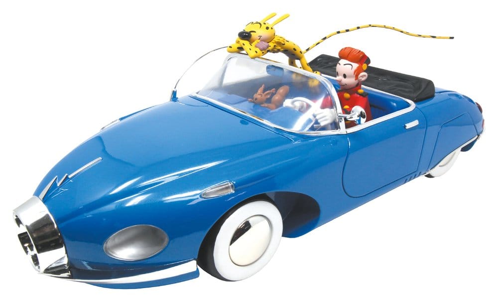 Spirou & Fantasio Resin Statue 1/10 Spirou, Marsupilami & Spip in the Turbotraction