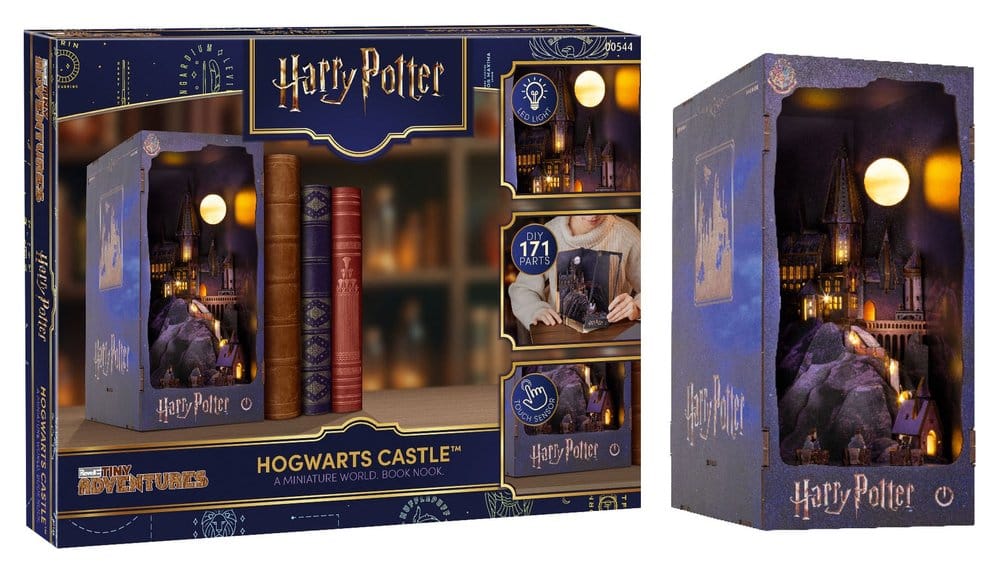 Harry Potter Tiny Adventures Book Nook Mini Diorama Hogwarts Castle 18 cm