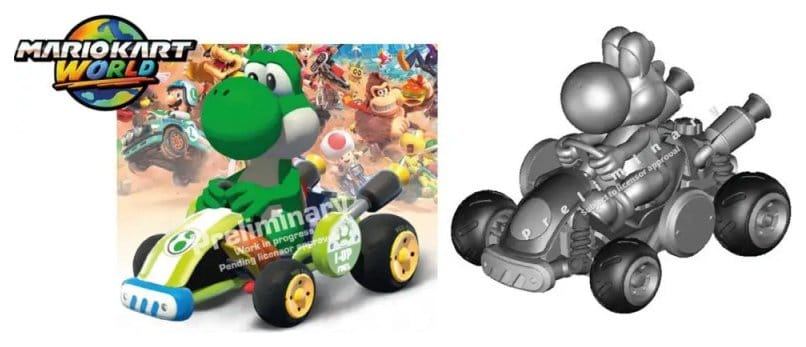 Nintendo Mario Kart Carrera RC RC Car Mario Kart World, Yoshi 2,4GHz