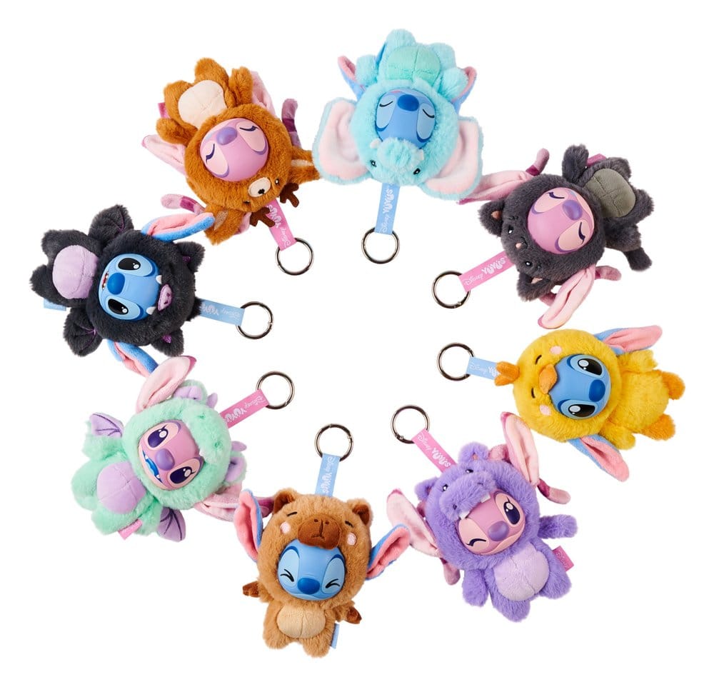 Disney YUYUS Plush Figure Stitch & Angel Blindbox Display (8)