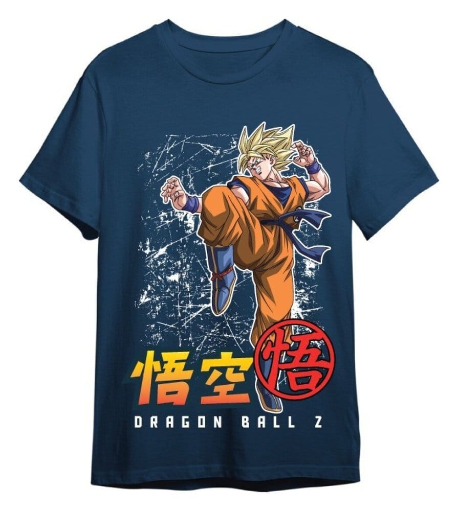 Dragon Ball Z T-Shirt Goku Super Saiyan Denim Size XL