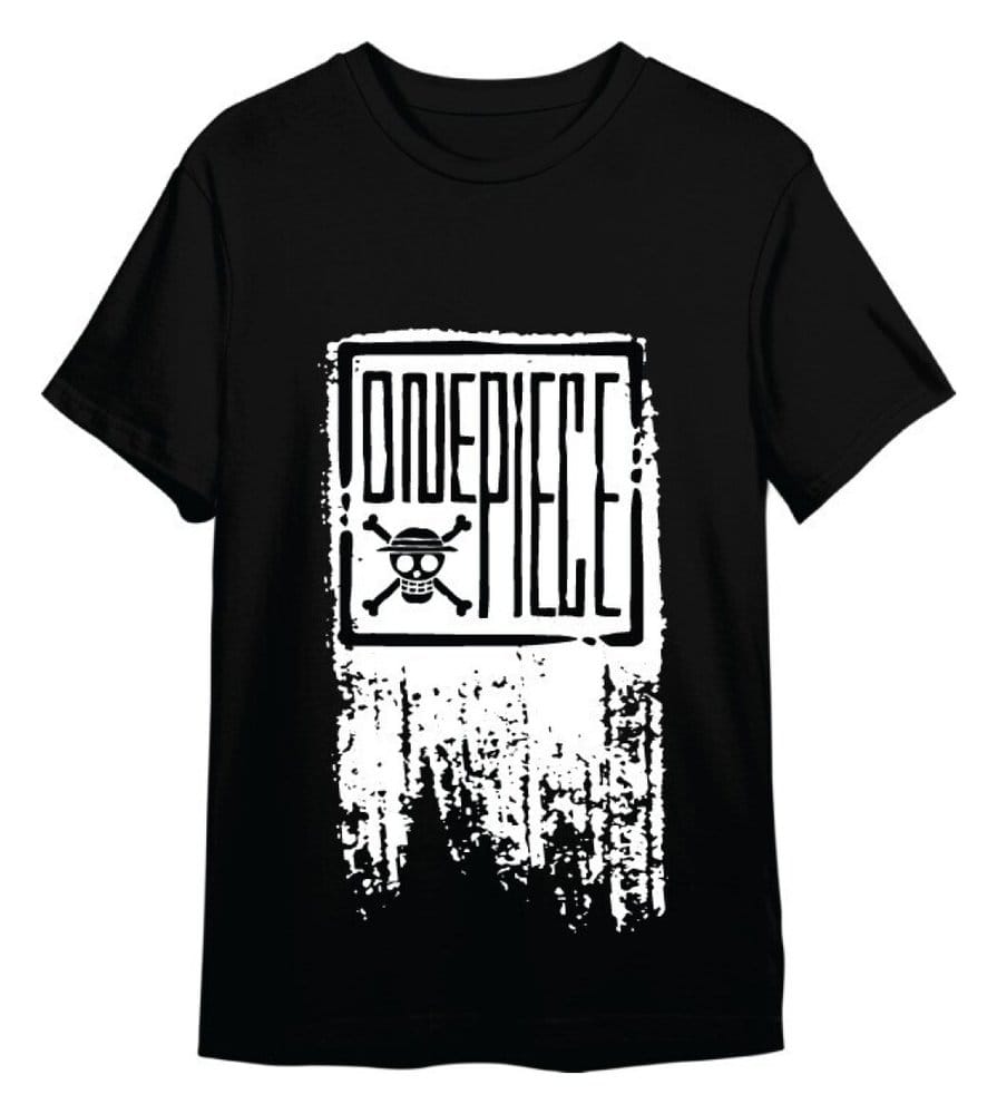 One Piece T-Shirt One Piece Logo Black Size XXL