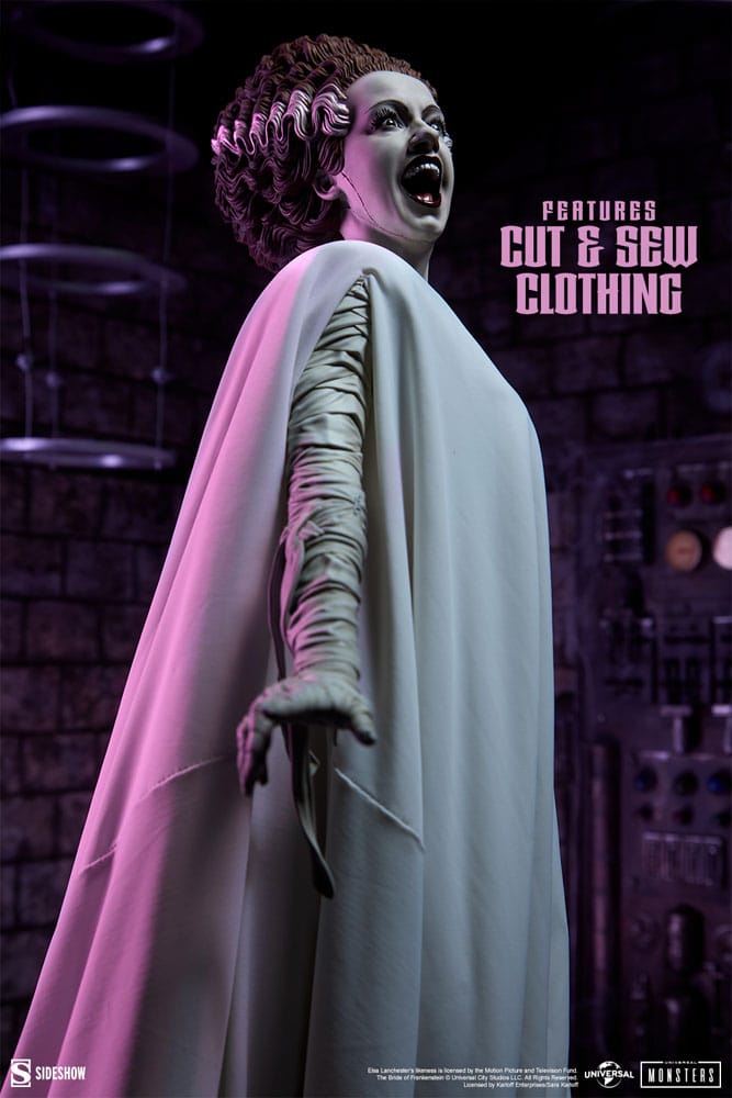 Bride of Frankenstein Premium Format Mixed Media Statue The Bride of Frankenstein (Fabric Costume) 55 cm