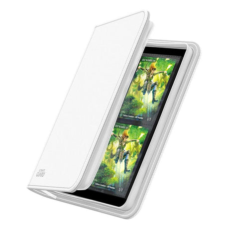 Ultimate Guard Zipfolio 160 8-Pocket Xenoskin - White – billede 2