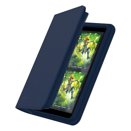 Ultimate Guard Zipfolio 160 8-Pocket Xenoskin - Blue – billede 2