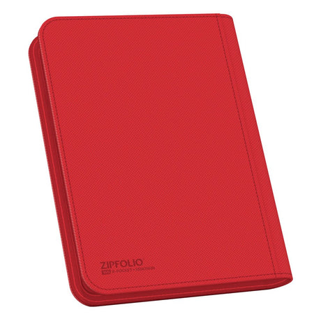 Ultimate Guard Zipfolio 160 8-Pocket Xenoskin - Red – billede 4