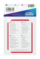 Ultimate Guard Card Dividers Standard Size (10) - Red
