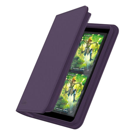 Ultimate Guard Zipfolio 160 8-Pocket Xenoskin - Purple – billede 2
