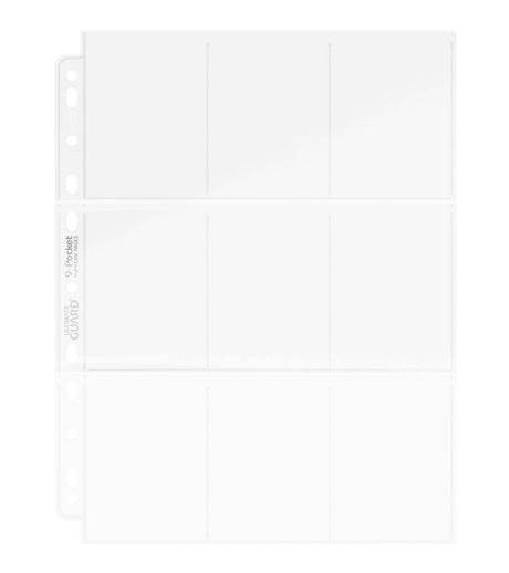 Ultimate Guard 9-Pocket Pages Top-Loading (100) - Transparent – billede 3