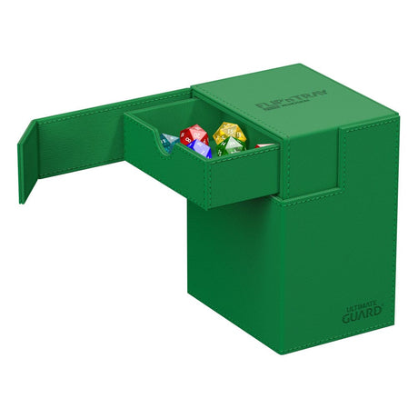 Ultimate Guard Flip'n'Tray 133+ Xenoskin - Green – billede 2