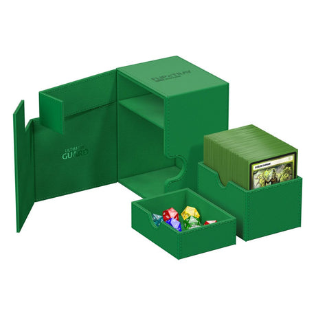 Ultimate Guard Flip'n'Tray 133+ Xenoskin - Green – billede 4