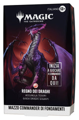 Magic the Gathering Foundations Commander Decks Case (5) italian