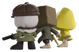 Little Nightmares II Minitooz 3-Pack Mono, Six & Hunter 7 cm