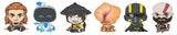 PlayStation Bobble Hero Bobble-Head 6 cm Display (12)